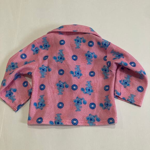 Vintage 2000s Y2K Blue's Clue's 18M Pink & Blue Pajama Pjs Set - Picture 4 of 8